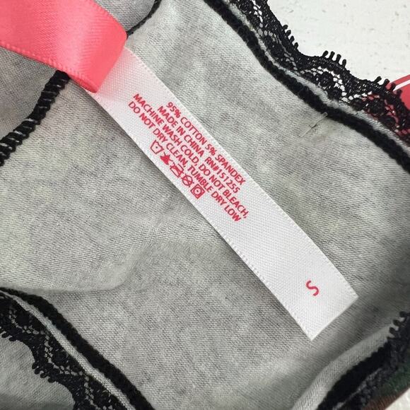 Splendies Bikini Panty Classic Camo Black Lace Trim Womens Size Small - Picture 2 of 5